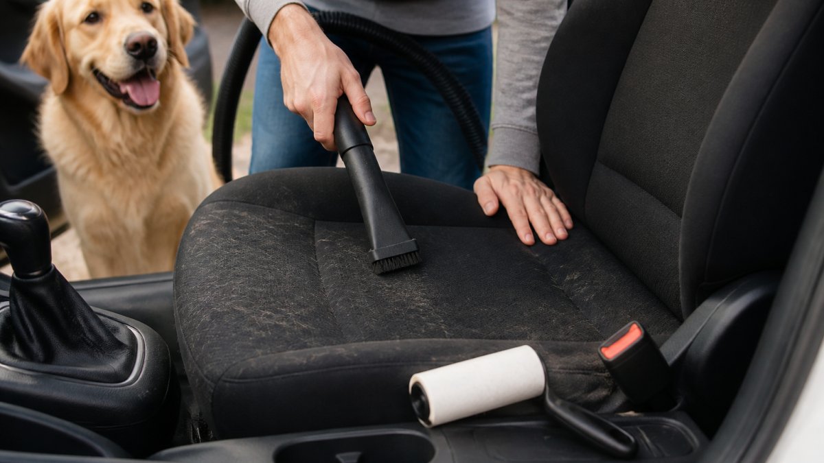 How to Remove Dog Hair from Car Upholstery (2026 Guide)