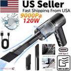 120W Cordless Handheld Vacuum Cleaner – Portable Wireless Mini Vacuum for Car, Home & Office