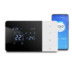 For Tuya Battery Thermostat Wifi Heating/Cooling Thermostat for Gas Boilers Home Improvement Accessory