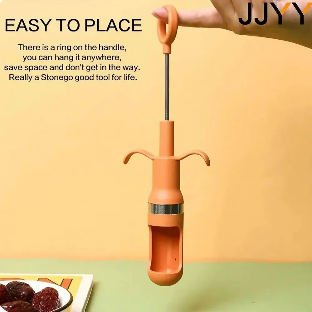 Multifunctional Kitchen Fruit Corer Slicer Upgraded Cherry Olive Gadget for Home Vegetables