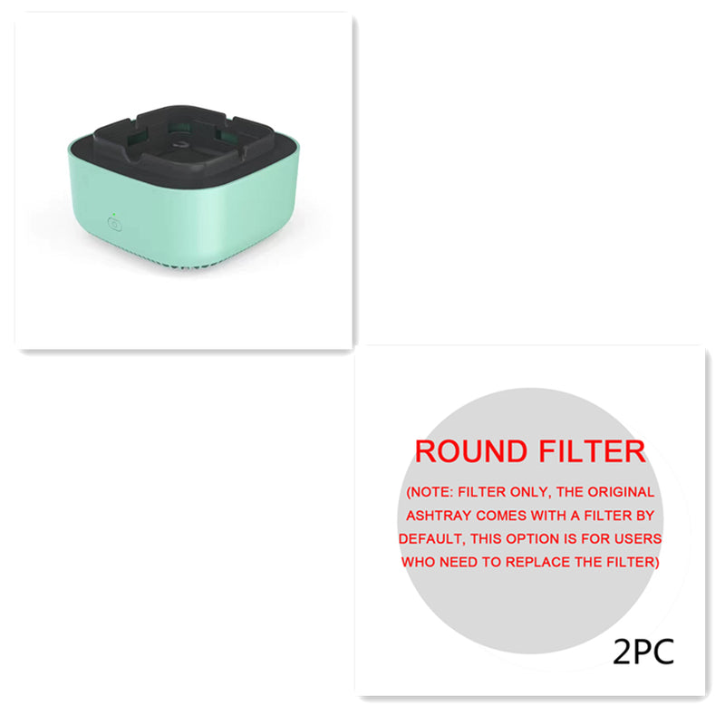Smoke Removal Air Purification Ashtray Anion Purification Practical Automatic Purifier Ashtray Portable Gadgets for Car Ashtray
