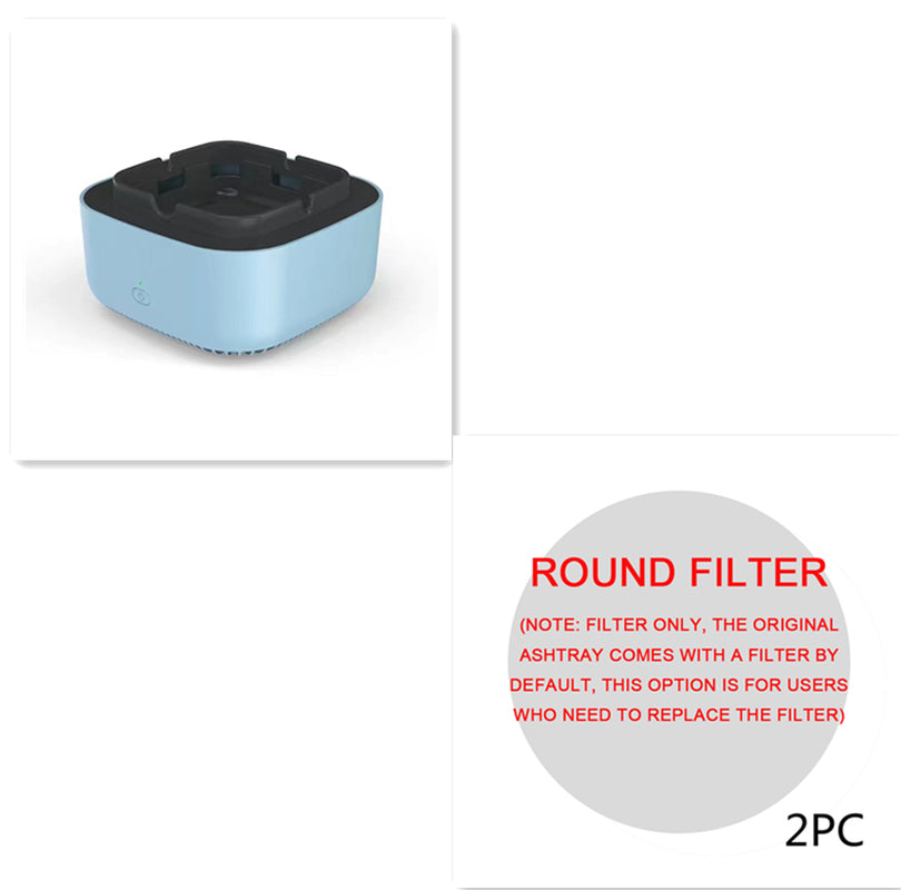 Smoke Removal Air Purification Ashtray Anion Purification Practical Automatic Purifier Ashtray Portable Gadgets for Car Ashtray