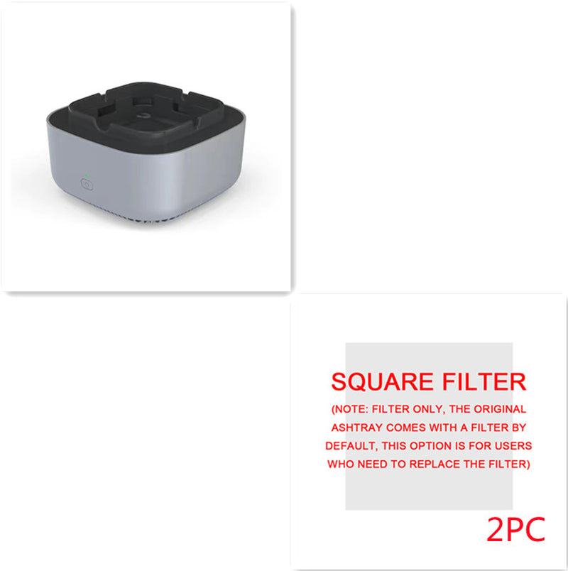 Smoke Removal Air Purification Ashtray Anion Purification Practical Automatic Purifier Ashtray Portable Gadgets for Car Ashtray