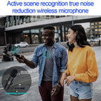 Plug-and-play wireless lavalier microphone for smartphone recording