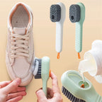 Automatic Liquid Adding Cleaning Brush Gadget Set Multifunctional Liquid Shoe Brush Household Soft Bristle Cleaning Brush Kit