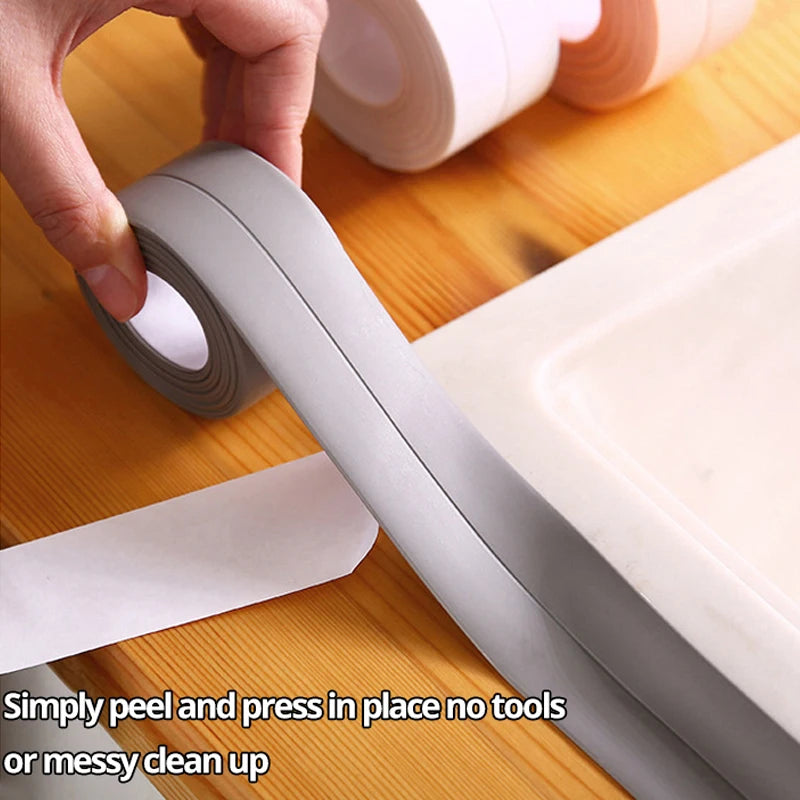 Grey Waterproof Wall Sticker,Kitchen Sink for Face in Tape Home Items Stickers Adhesives and Sealants Home Gadgets