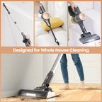 N8 Stick Vacuum Cleaner, 25Kpa Two Mode Lightweight Cordless Vacuum for Pet Hair, Carpet