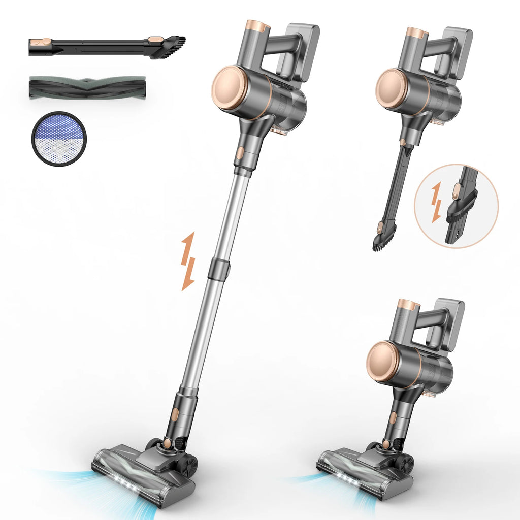 N8 Stick Vacuum Cleaner, 25Kpa Two Mode Lightweight Cordless Vacuum for Pet Hair, Carpet