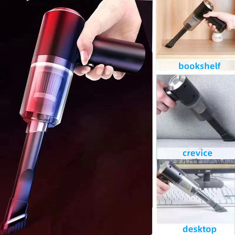 120W Cordless Handheld Vacuum Cleaner – Portable Wireless Mini Vacuum for Car, Home & Office