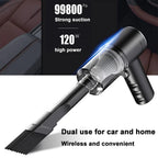 120W Cordless Handheld Vacuum Cleaner – Portable Wireless Mini Vacuum for Car, Home & Office