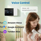 For Tuya Battery Thermostat Wifi Heating/Cooling Thermostat for Gas Boilers Home Improvement Accessory