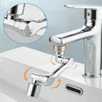 Two 1080 degree swivel faucet extenders