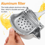Premium Metal Manual Juicer – Heavy Duty Lemon & Orange Fruit Juice Squeezer