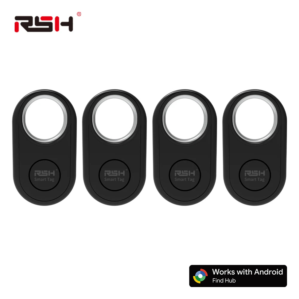 4PCS GPS Tracker for Samsung Global Finder Work with Android Google'S Find Hub Anti-Loss Alerts Smart Tag Sound Fast Locator