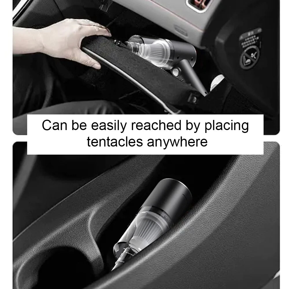 120W Cordless Handheld Vacuum Cleaner – Portable Wireless Mini Vacuum for Car, Home & Office