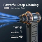 130,000 RPM electric air duster with nozzle attachments