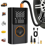 150 PSI cordless tire inflator with digital pressure display