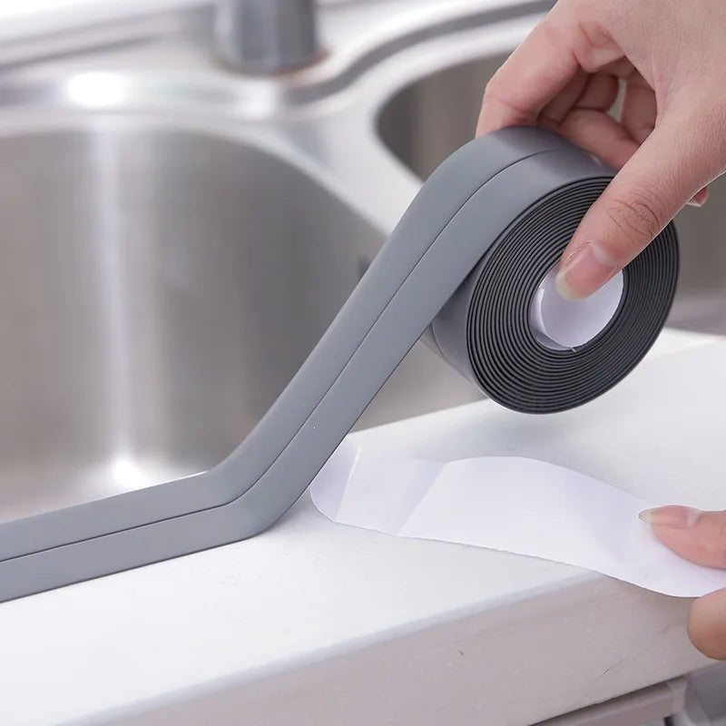 Grey Waterproof Wall Sticker,Kitchen Sink for Face in Tape Home Items Stickers Adhesives and Sealants Home Gadgets