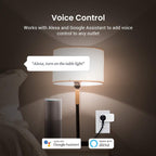 Smart Plug, Mini Wi-Fi Timer Outlet Socket Works with Alexa/Google Home/Ifttt, No Hub Required, Remote Control Anywhere (3-Pack)