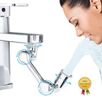 Swivel faucet extender attached to sink faucet