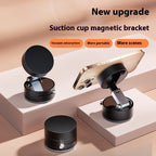 Foldable vacuum suction phone mount with adjustable viewing angle