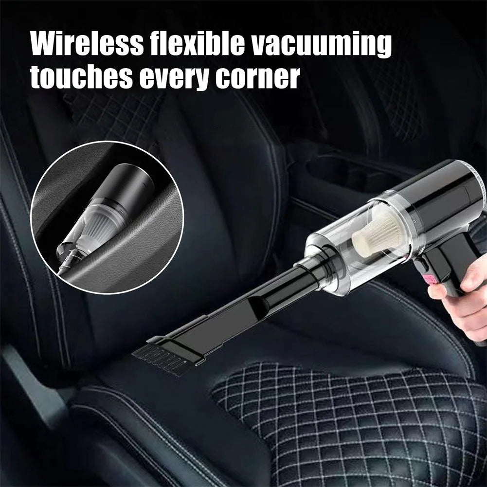 120W Cordless Handheld Vacuum Cleaner – Portable Wireless Mini Vacuum for Car, Home & Office
