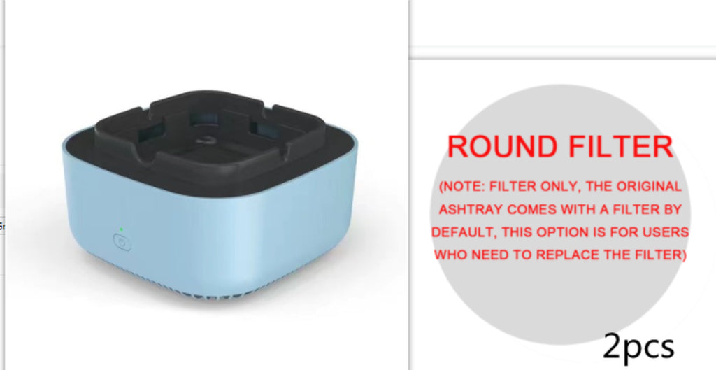 Smoke Removal Air Purification Ashtray Anion Purification Practical Automatic Purifier Ashtray Portable Gadgets for Car Ashtray