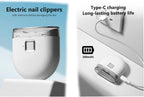 Rechargeable Electric Nail Clipper – Safe Automatic Nail Trimmer for Adults, Seniors & Thick Nails