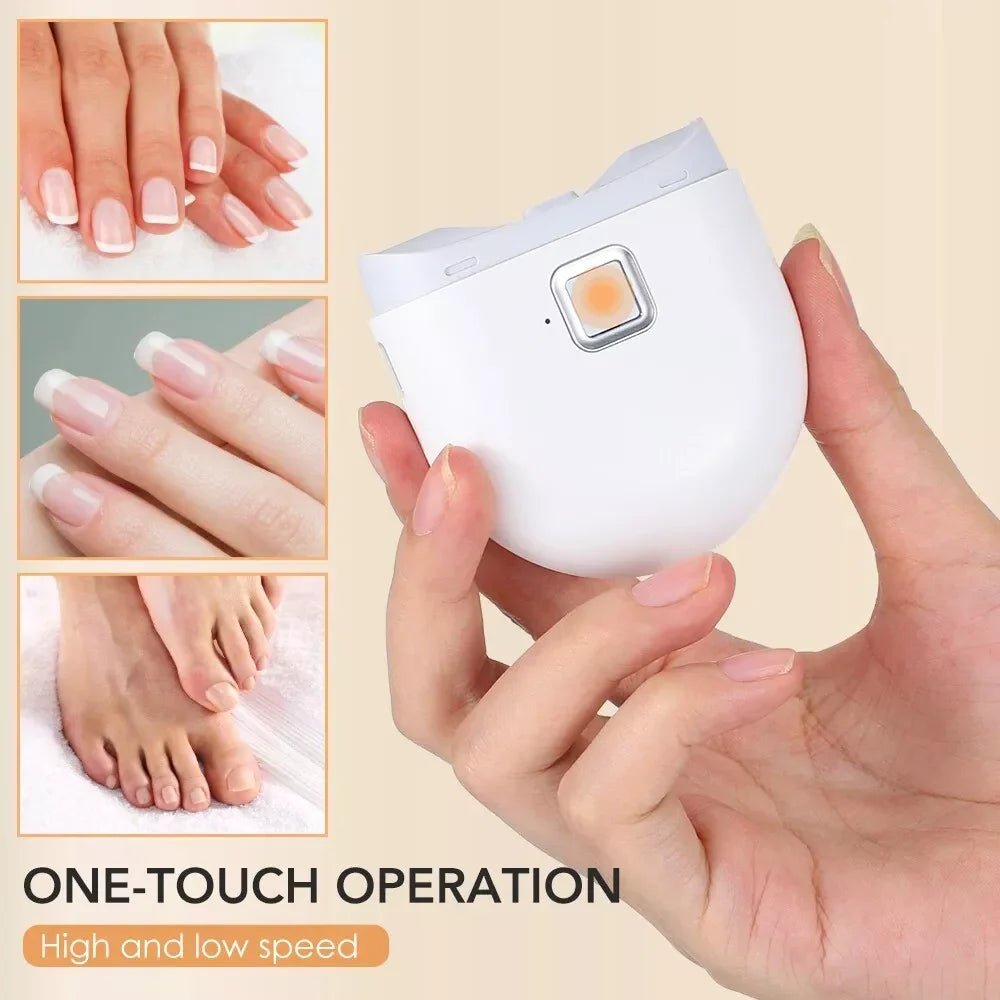 Rechargeable Electric Nail Clipper – Safe Automatic Nail Trimmer for Adults, Seniors & Thick Nails