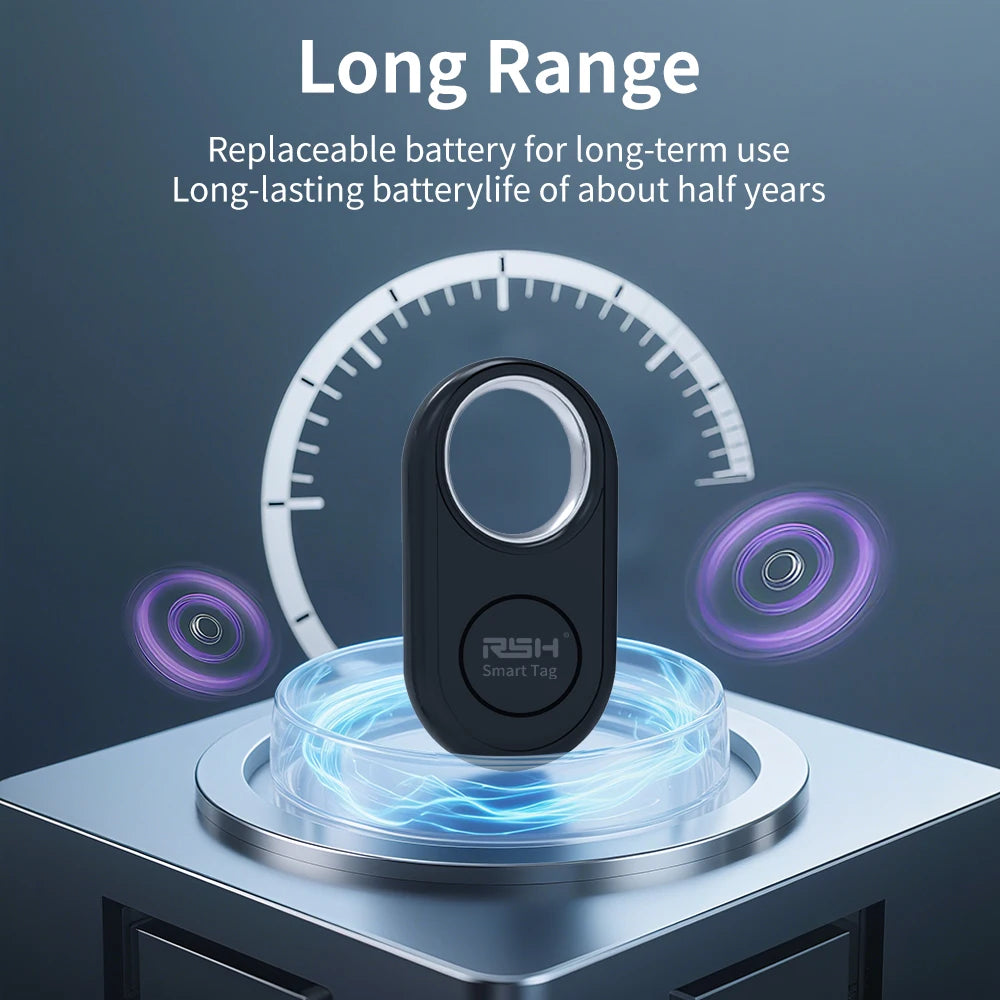 4PCS GPS Tracker for Samsung Global Finder Work with Android Google'S Find Hub Anti-Loss Alerts Smart Tag Sound Fast Locator