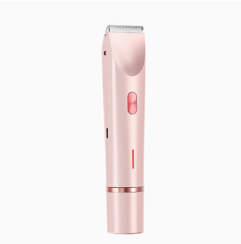 2 in 1 Hair Removal Epilator USB Rechargeable Trimmer Women Body Razor Face Leg Armpit Bikini Hand Pubic Shaver Hair Remover