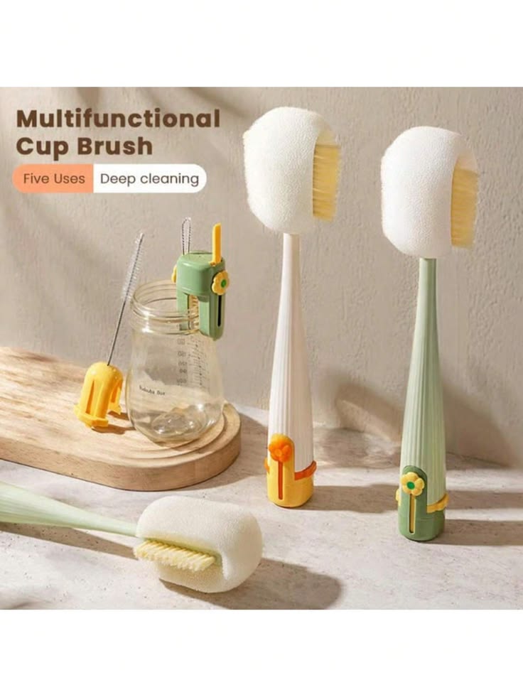 5-in-1 Multi-Purpose Cup Cleaning Brush