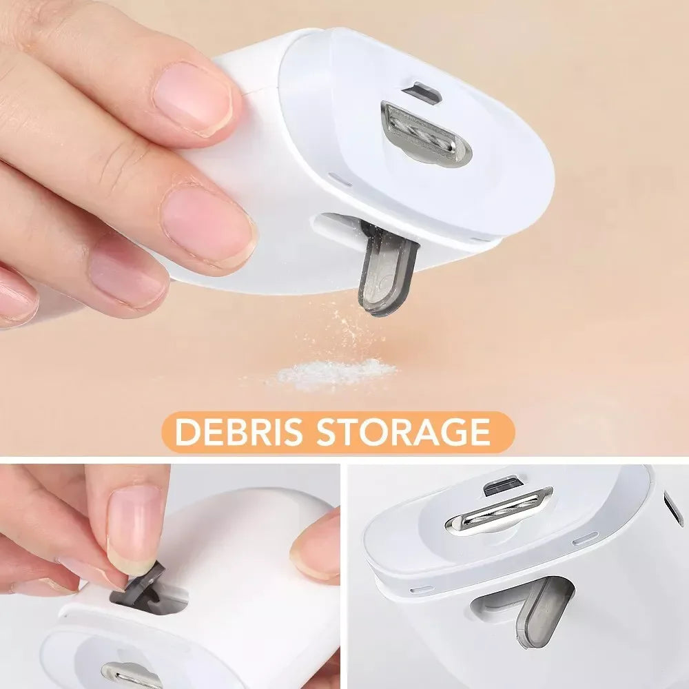 Rechargeable Electric Nail Clipper – Safe Automatic Nail Trimmer for Adults, Seniors & Thick Nails