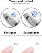 Rechargeable Electric Nail Clipper – Safe Automatic Nail Trimmer for Adults, Seniors & Thick Nails