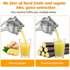 Premium Metal Manual Juicer – Heavy Duty Lemon & Orange Fruit Juice Squeezer