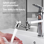 2 Pack Universal 1080° Swivel Robotic Arm Swivel Extension Abs Faucet Aerator