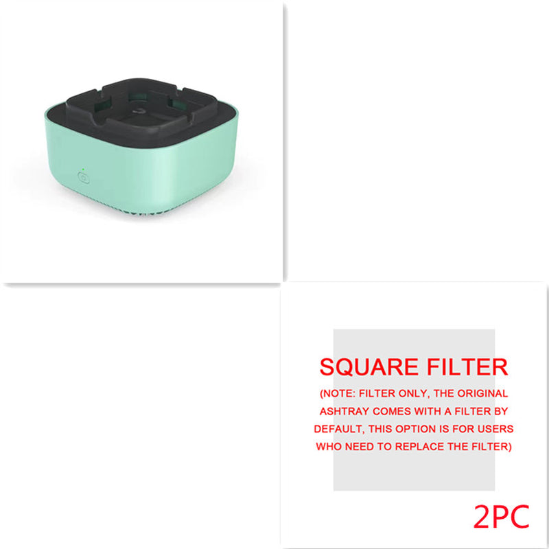 Smoke Removal Air Purification Ashtray Anion Purification Practical Automatic Purifier Ashtray Portable Gadgets for Car Ashtray