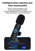 Wireless lavalier microphone with noise reduction