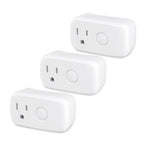 Smart Plug, Mini Wi-Fi Timer Outlet Socket Works with Alexa/Google Home/Ifttt, No Hub Required, Remote Control Anywhere (3-Pack)
