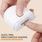 Rechargeable Electric Nail Clipper – Safe Automatic Nail Trimmer for Adults, Seniors & Thick Nails