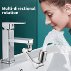 2 Pack Universal 1080° Swivel Robotic Arm Swivel Extension Abs Faucet Aerator