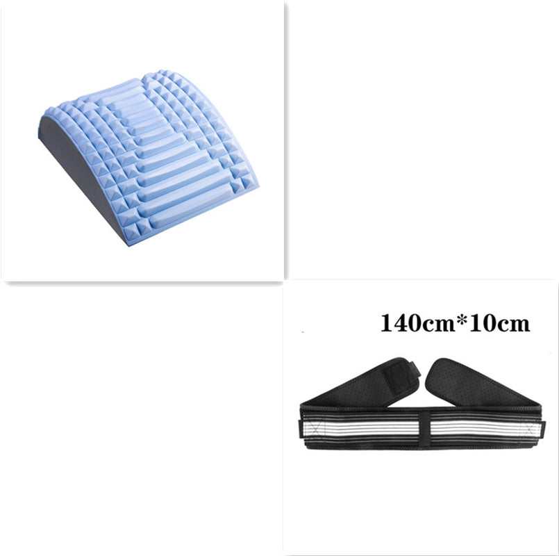 Back Stretcher Pillow Neck Lumbar Support Massager for Neck Waist Back Sciatica Herniated Disc Pain Relief Massage Relaxation
