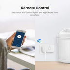 Smart Plug, Mini Wi-Fi Timer Outlet Socket Works with Alexa/Google Home/Ifttt, No Hub Required, Remote Control Anywhere (3-Pack)