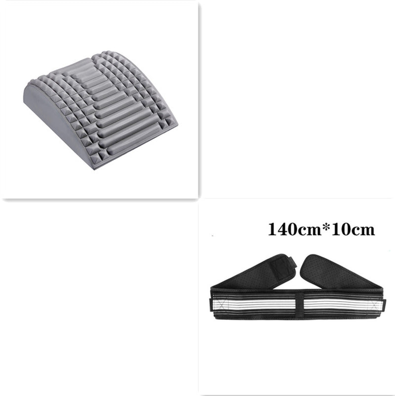 Back Stretcher Pillow Neck Lumbar Support Massager for Neck Waist Back Sciatica Herniated Disc Pain Relief Massage Relaxation