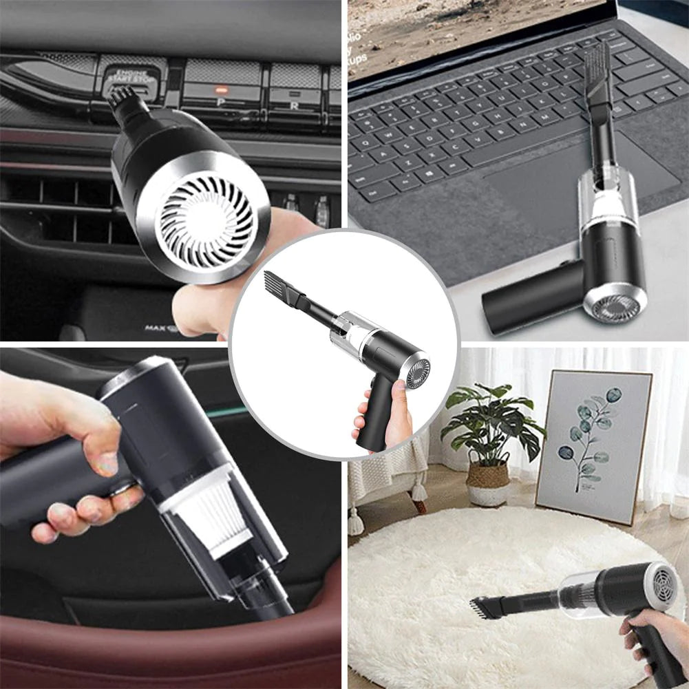 120W Cordless Handheld Vacuum Cleaner – Portable Wireless Mini Vacuum for Car, Home & Office