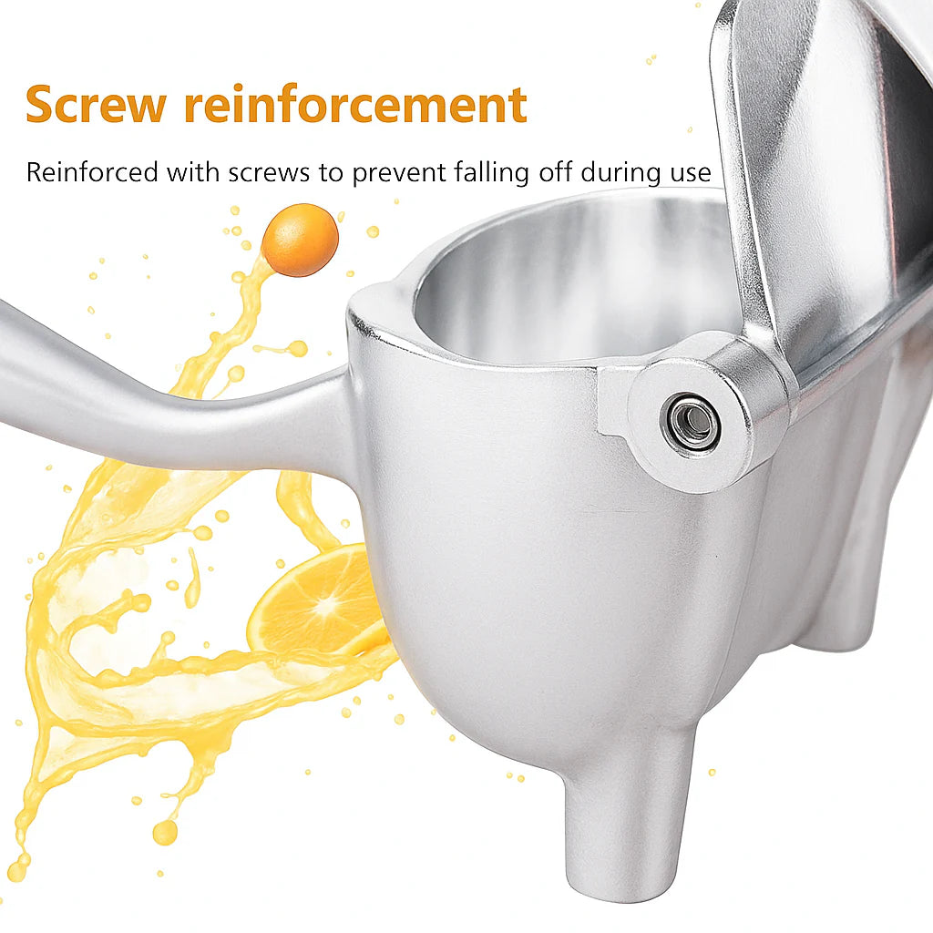 Premium Metal Manual Juicer – Heavy Duty Lemon & Orange Fruit Juice Squeezer