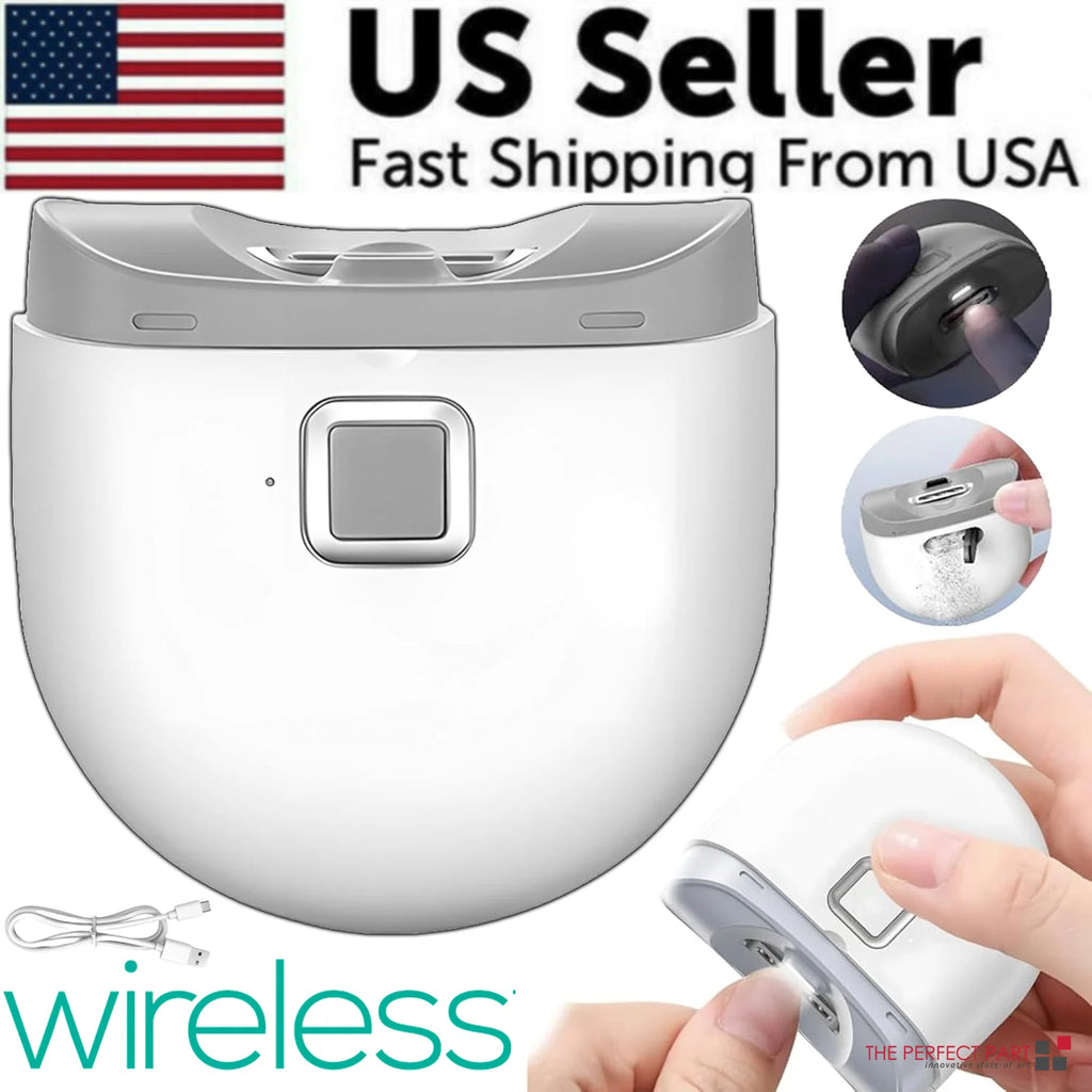 Rechargeable Electric Nail Clipper – Safe Automatic Nail Trimmer for Adults, Seniors & Thick Nails