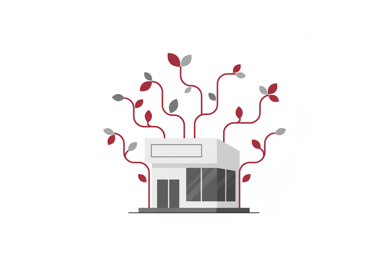 Store with Growing Branches